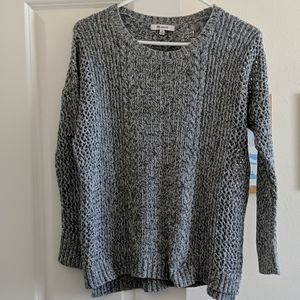 Madewell gray plaza pullover sweater